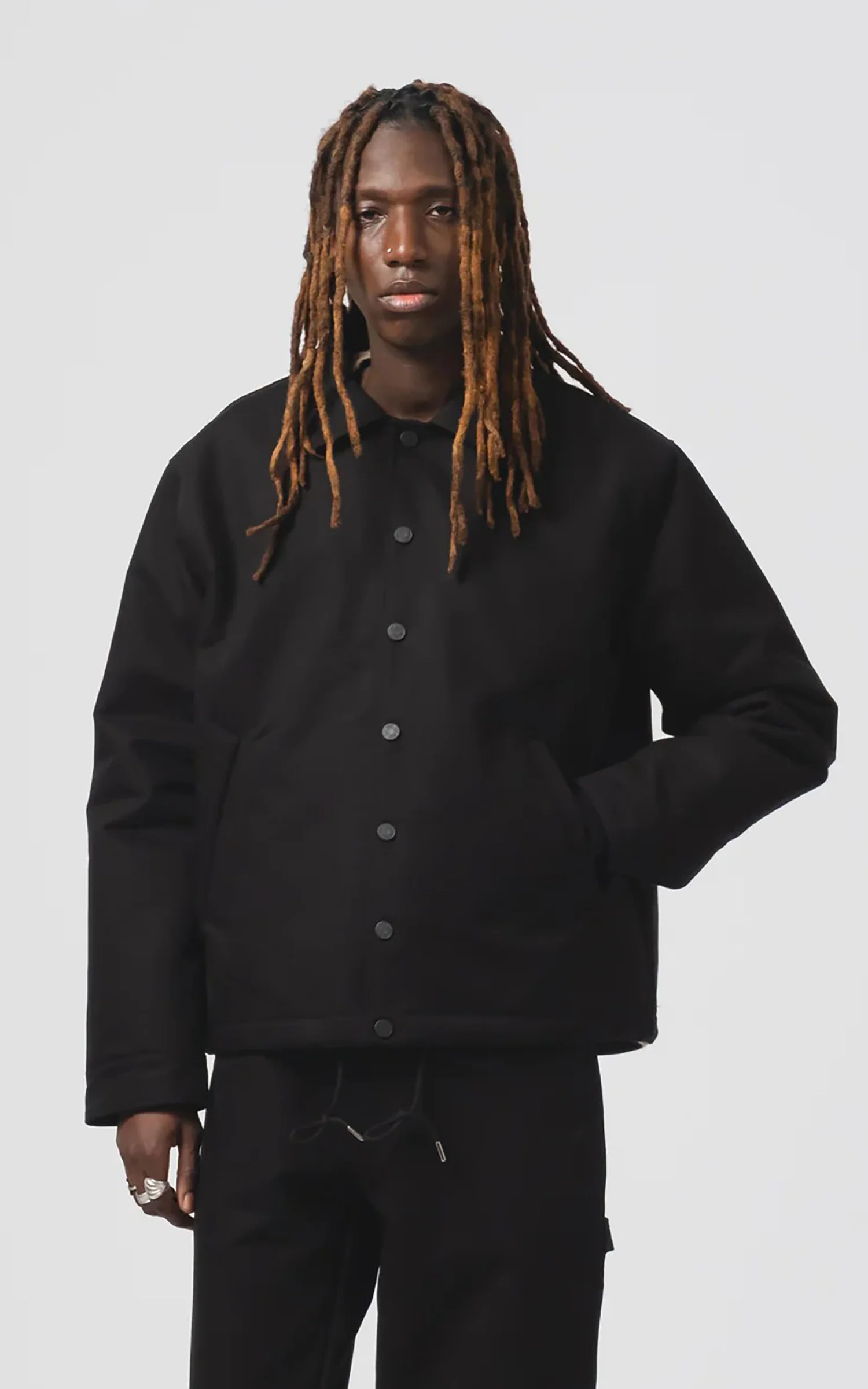 Eat Dust Dago Jacket Nebraska Cotton Black - Image 4