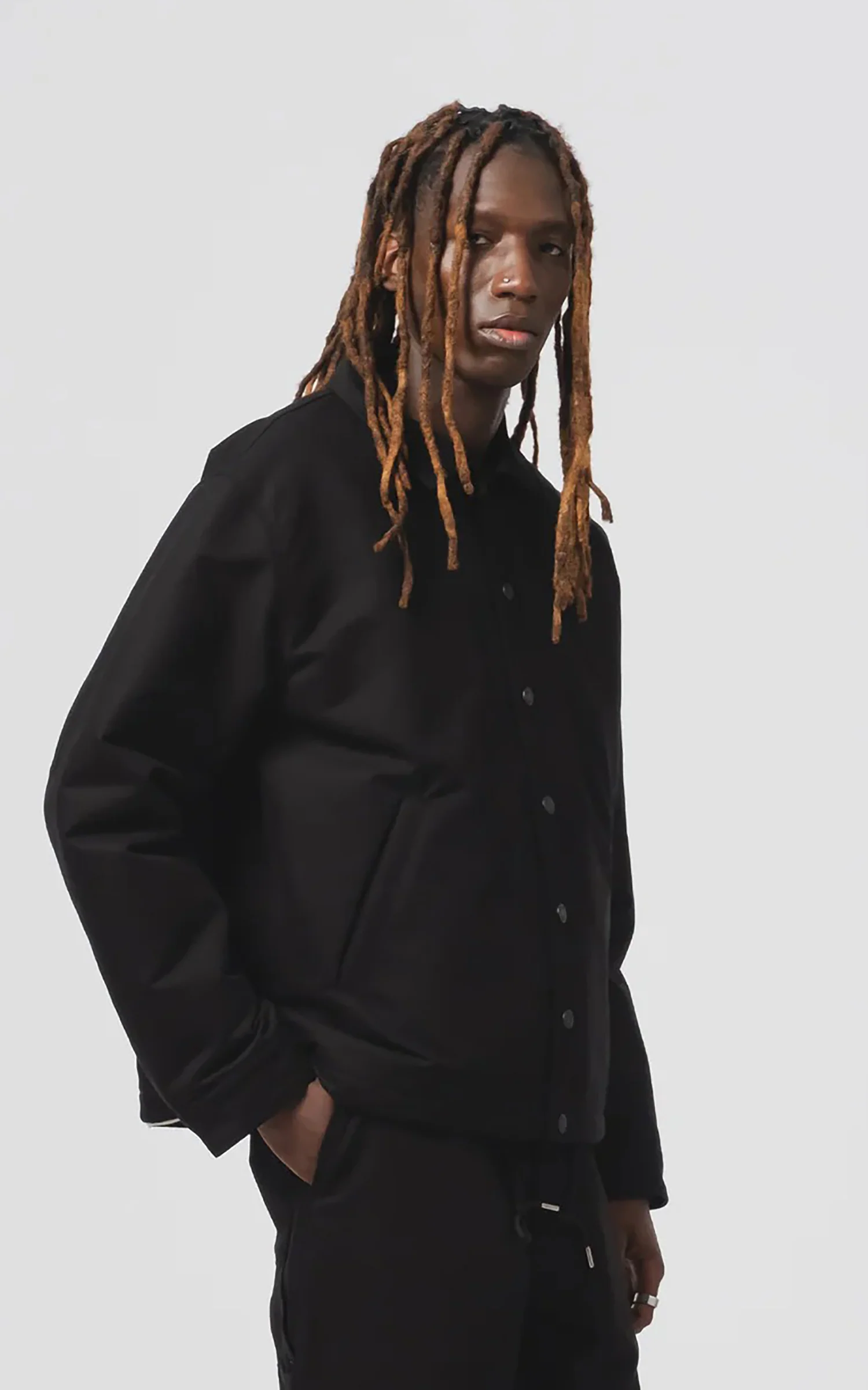 Eat Dust Dago Jacket Nebraska Cotton Black - Image 7