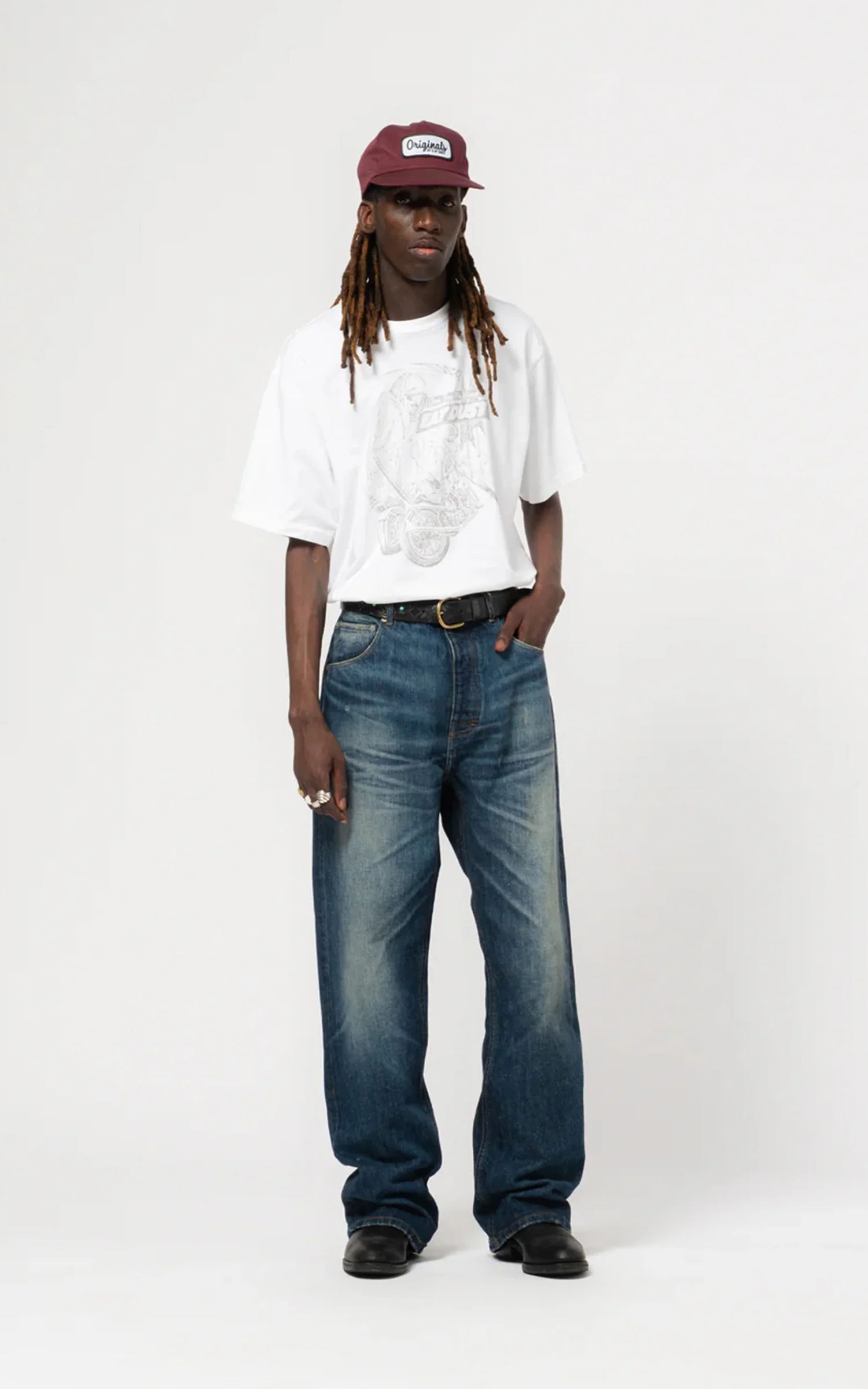 Eat Dust Fit 53 FL Heavy Selvedge Denim Indigo Super Worn Out - Image 3