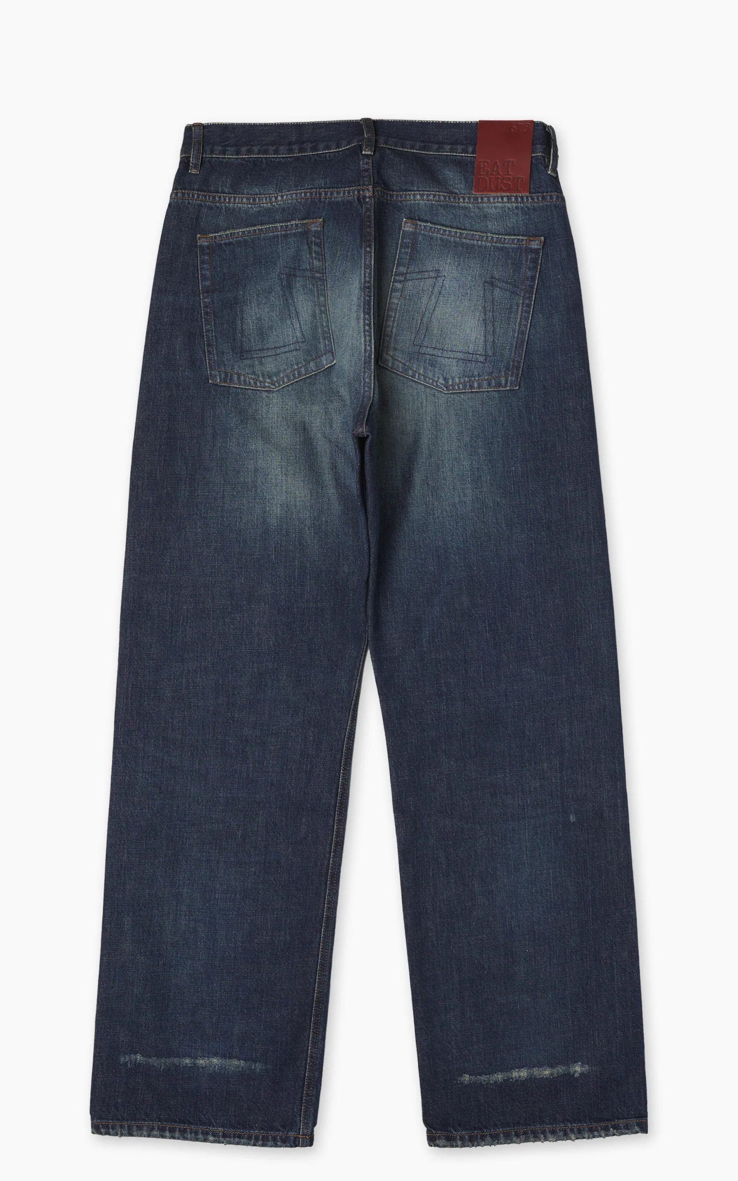Eat Dust Fit 53 FL Heavy Selvedge Denim Indigo Super Worn Out - Image 7