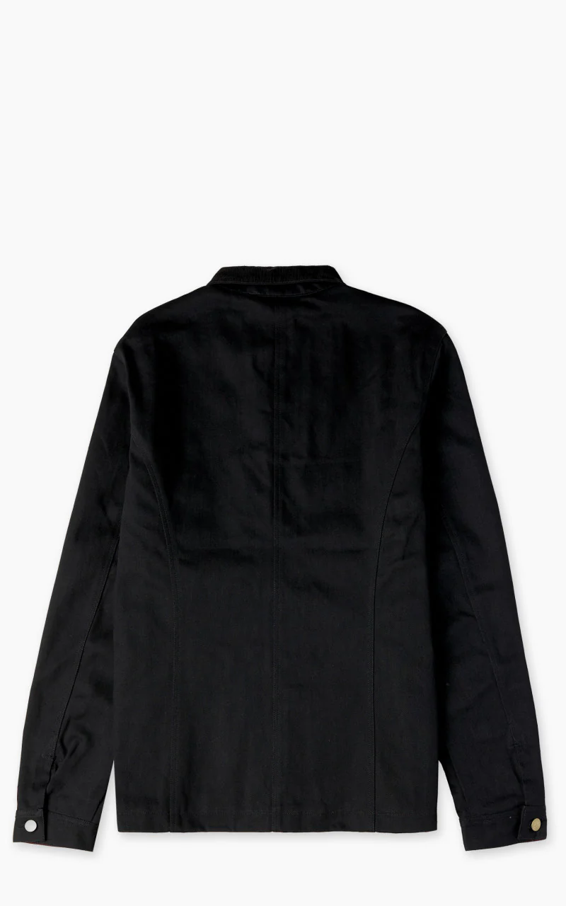 Eat Dust Fit 673 Chore Jacket Selvedge Denim Black 14oz - Image 6