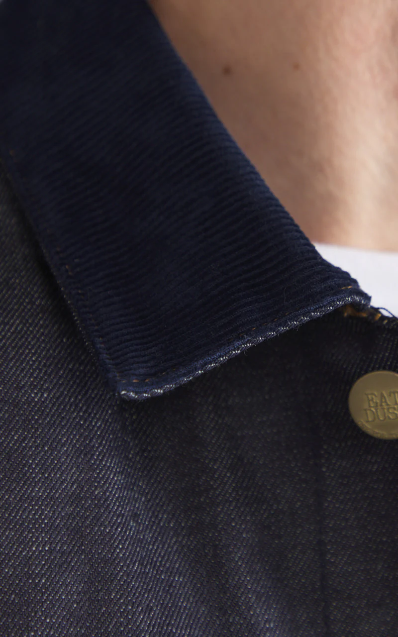 Eat Dust Fit 673 Chore Jacket Selvedge Denim Indigo Blue 13.75oz - Image 5