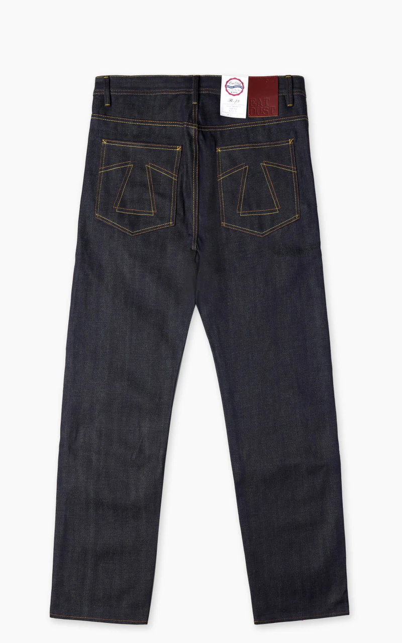 Eat Dust Fit 73 Loose Tapered Selvedge Denim Indigo Blue 13oz - Image 3