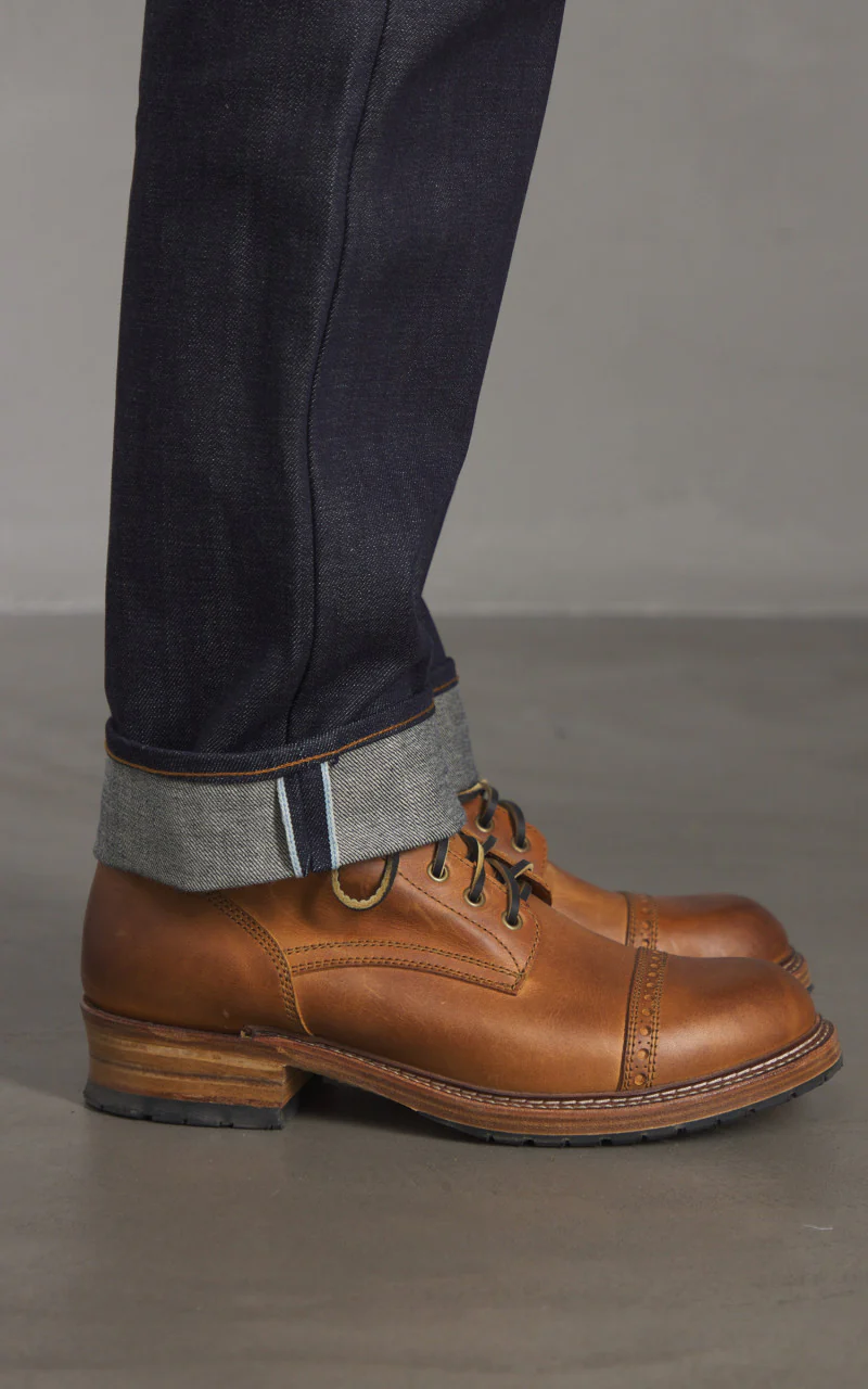 Eat Dust Fit 73 Loose Tapered Selvedge Denim Indigo Blue 13oz - Image 7