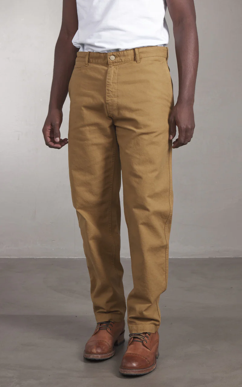 Eat Dust Service Chino Pant Garage Cotton Sand - Image 2