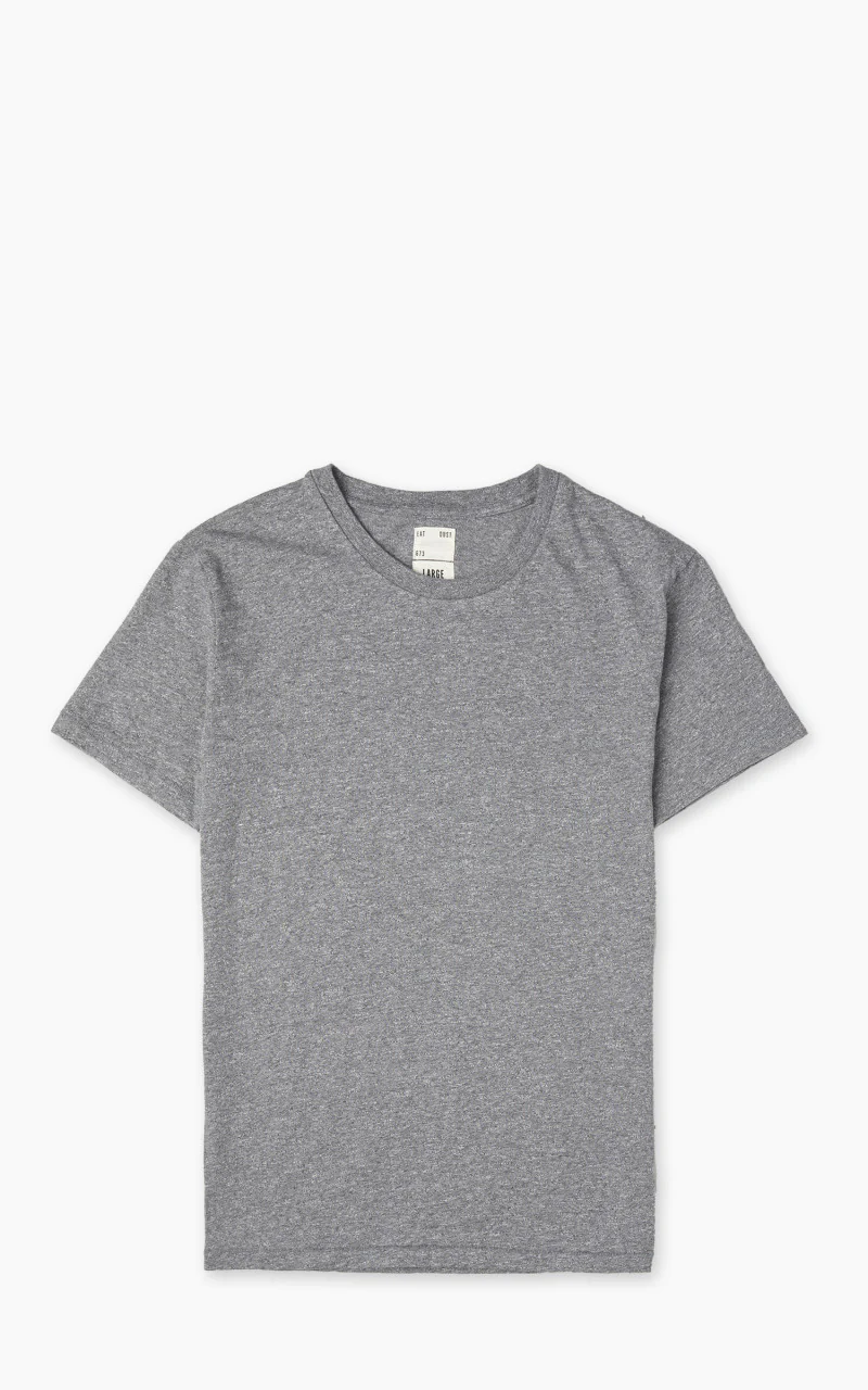 Eat Dust Skull Core T-Shirt Grey Melange - Image 3
