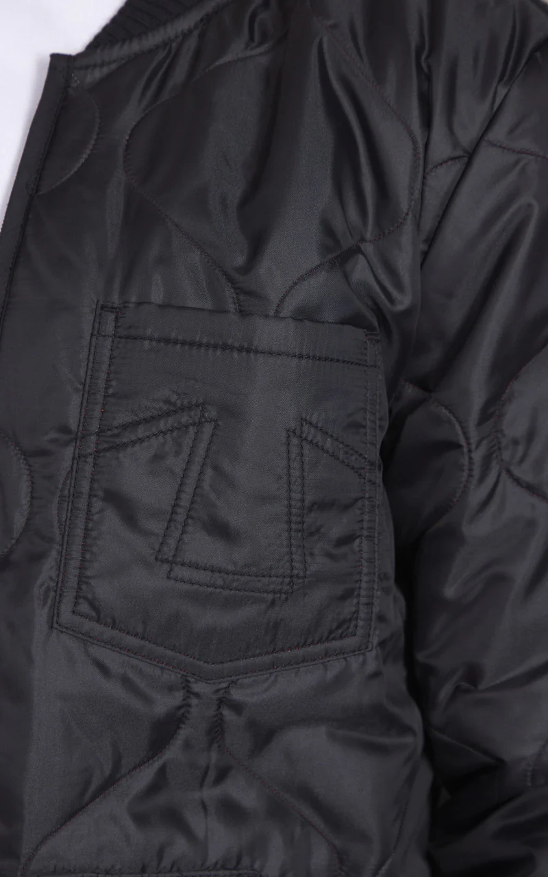 Eat Dust Type 2 Frostbite Quilted Nylon Jacket Black - Image 5