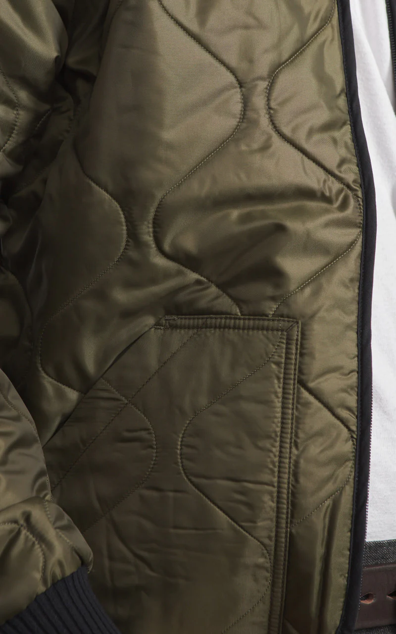 Eat Dust Type 2 Frostbite Quilted Nylon Jacket Khaki - Image 6