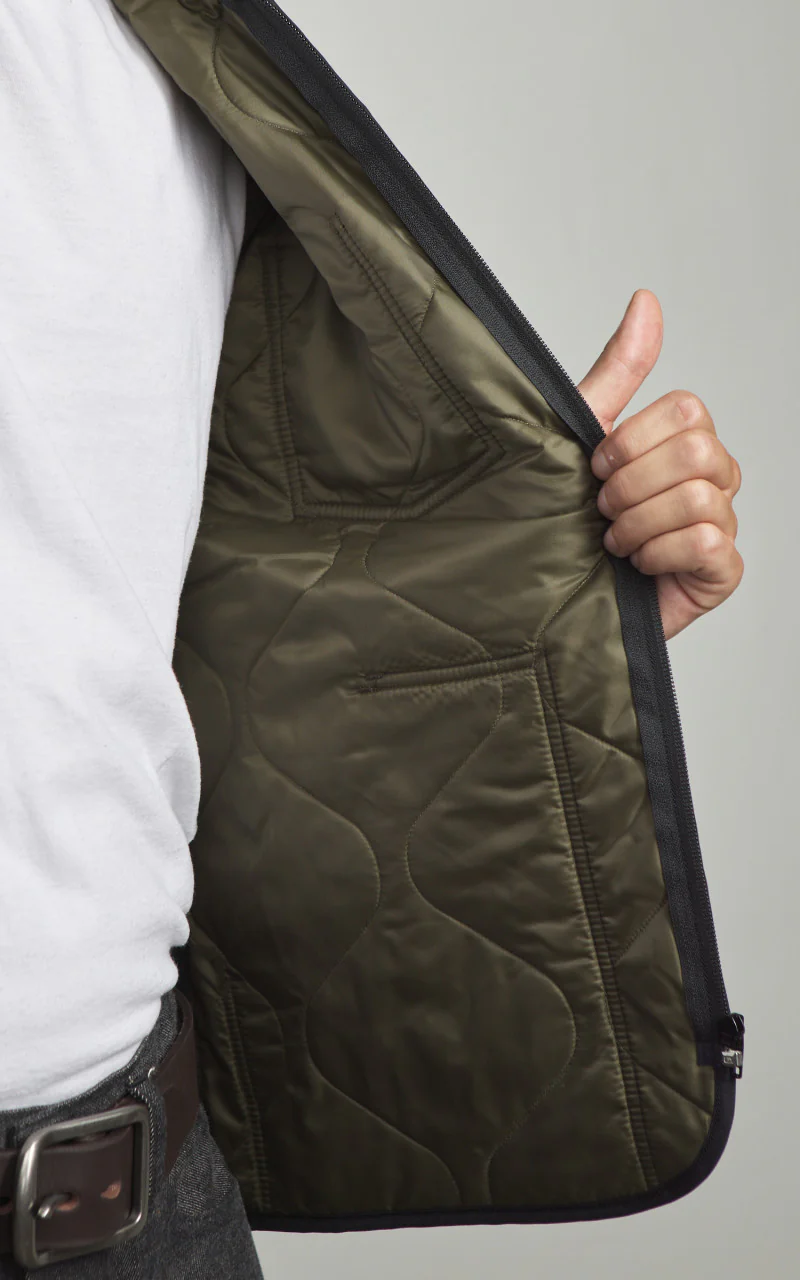 Eat Dust Type 2 Frostbite Quilted Nylon Jacket Khaki - Image 7