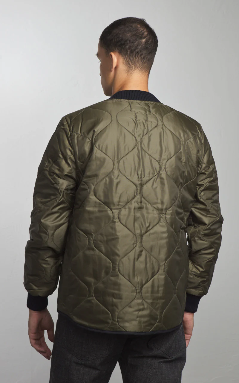 Eat Dust Type 2 Frostbite Quilted Nylon Jacket Khaki - Image 8
