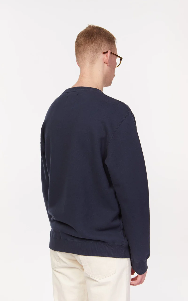 Edwin Karma Heavy Felpa Sweat Navy Blazer - Image 6