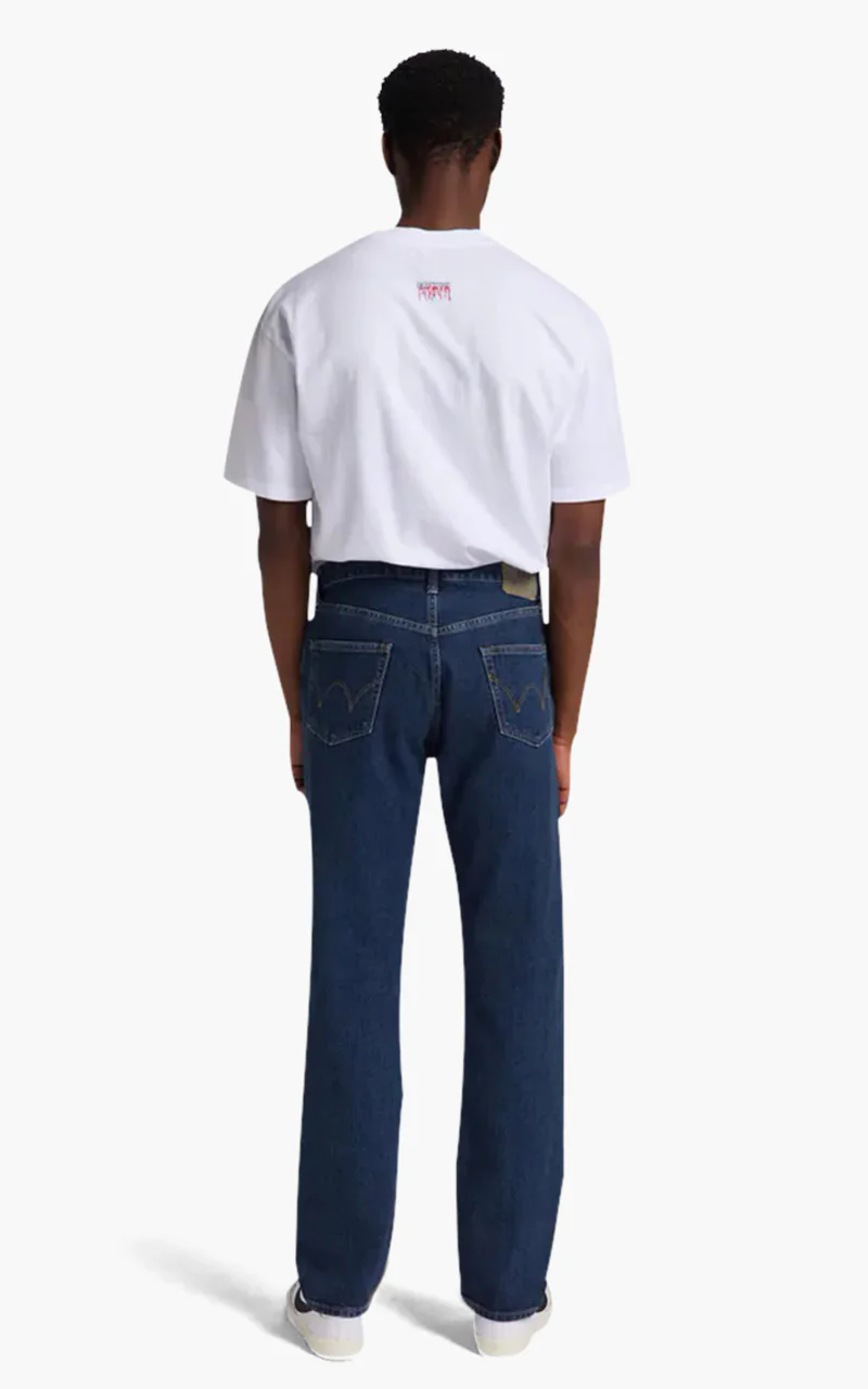 Edwin Loose Straight "Made in Japan" Yoshiko Left Hand Denim Blue Akira Wash - Image 4