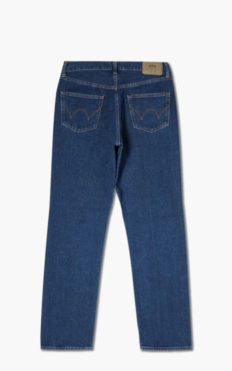 Edwin Loose Straight "Made in Japan" Yoshiko Left Hand Denim Blue Akira Wash - Image 5
