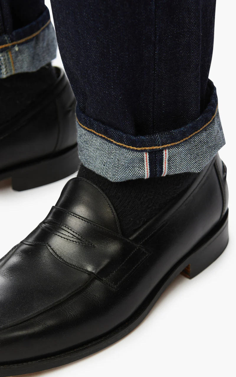 Edwin Loose Tapered "Made in Japan" 14oz Kurabo Red Selvage Denim Blue Rinsed - Image 8