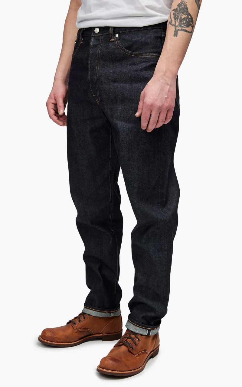 Edwin Loose Tapered "Made in Japan" 14oz Kurabo Red Selvage Denim Indigo Unwashed - Image 6