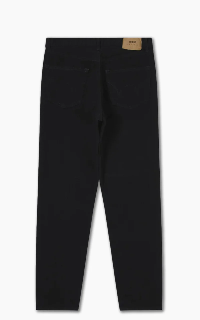 Edwin Loose Tapered "Made in Japan" Kaihara Denim Black 13oz - Image 4