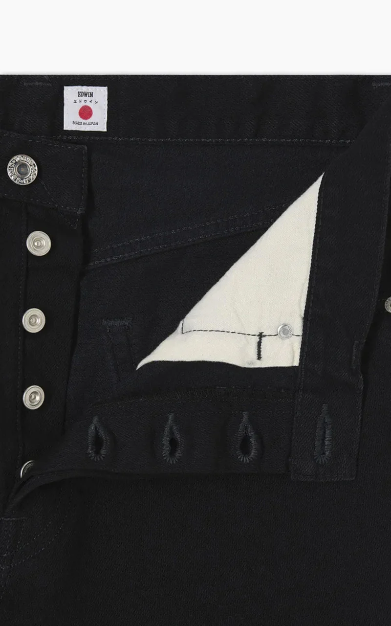 Edwin Loose Tapered "Made in Japan" Kaihara Denim Black 13oz - Image 5