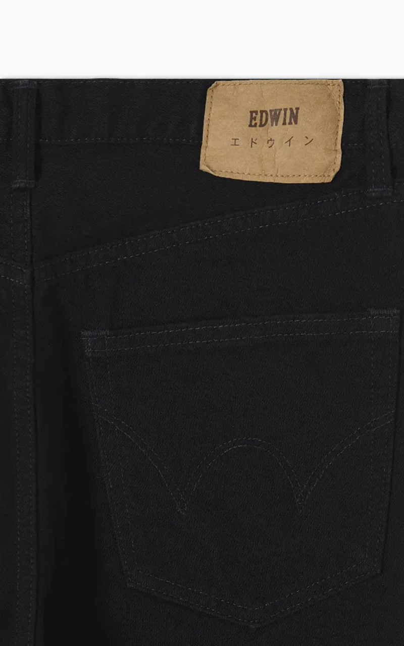 Edwin Loose Tapered "Made in Japan" Kaihara Denim Black 13oz - Image 6