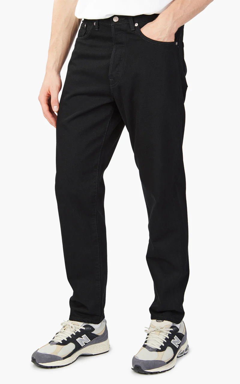 Edwin Loose Tapered "Made in Japan" Kaihara Denim Black 13oz - Image 8