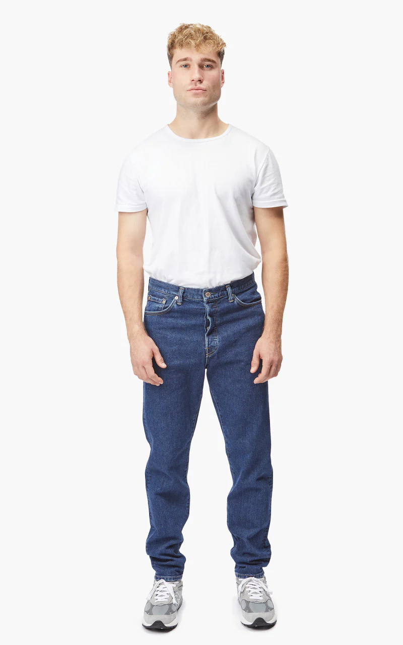 Edwin Loose Tapered "Made in Japan" Yoshiko Left Hand Denim Blue Washed - Image 2