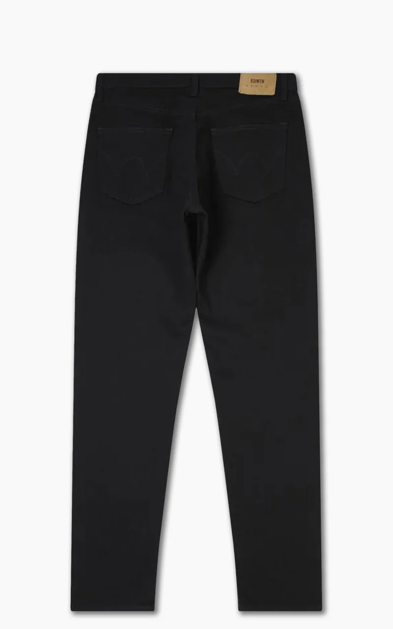 Edwin Regular Tapered Jeans "Made in Japan" Kaihara 12.5oz Black x Black - Image 3