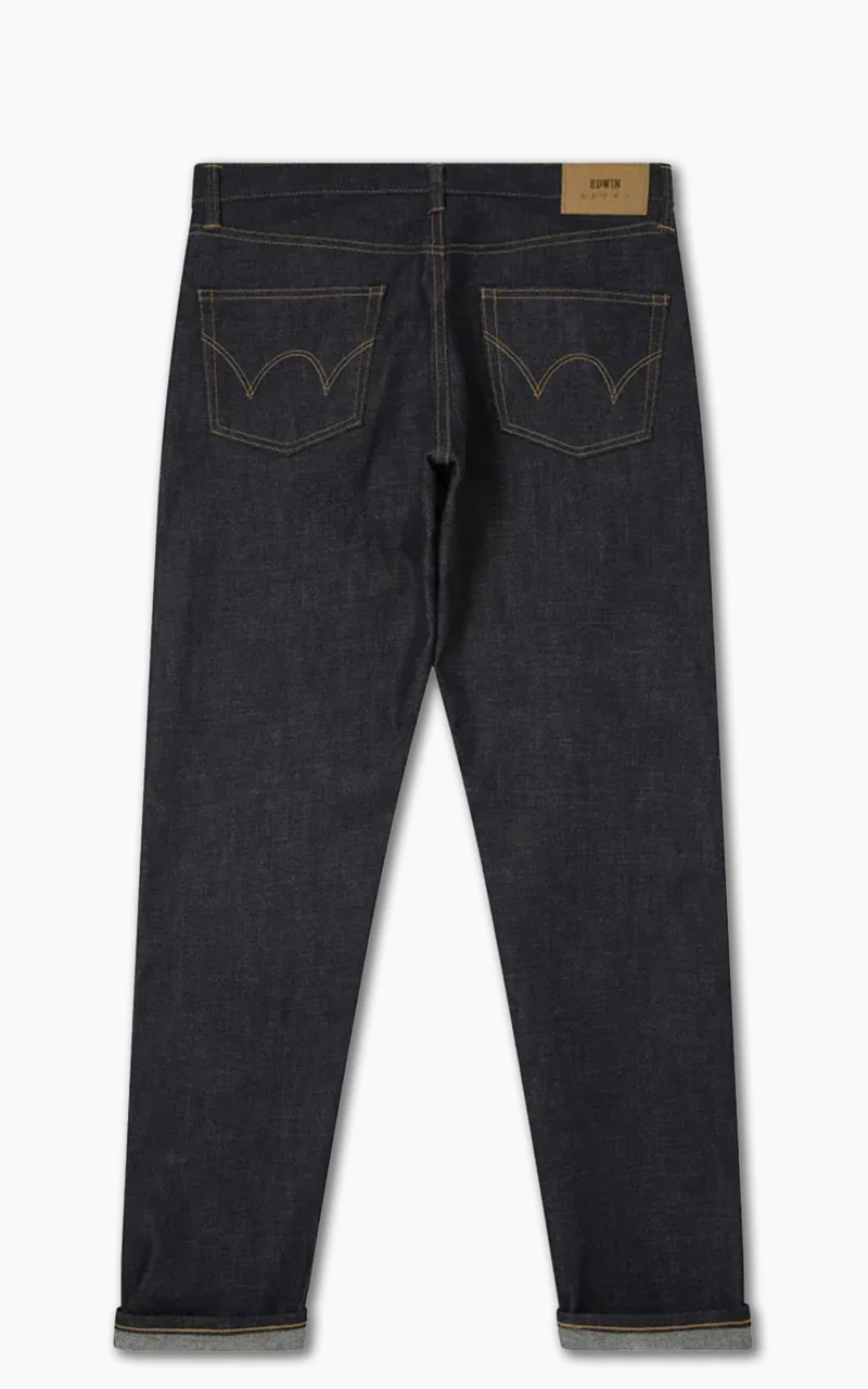 Edwin Regular Tapered Jeans "Made in Japan" Kaihara 13.5oz Dark Pure Indigo - Image 3