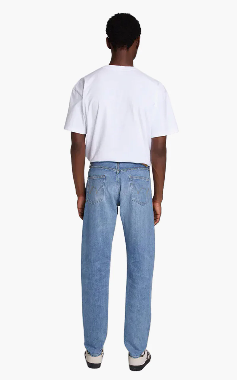 Edwin Regular Tapered "Made in Japan" 12.6oz Yoshiko Left Hand Denim Blue Light Used - Image 6