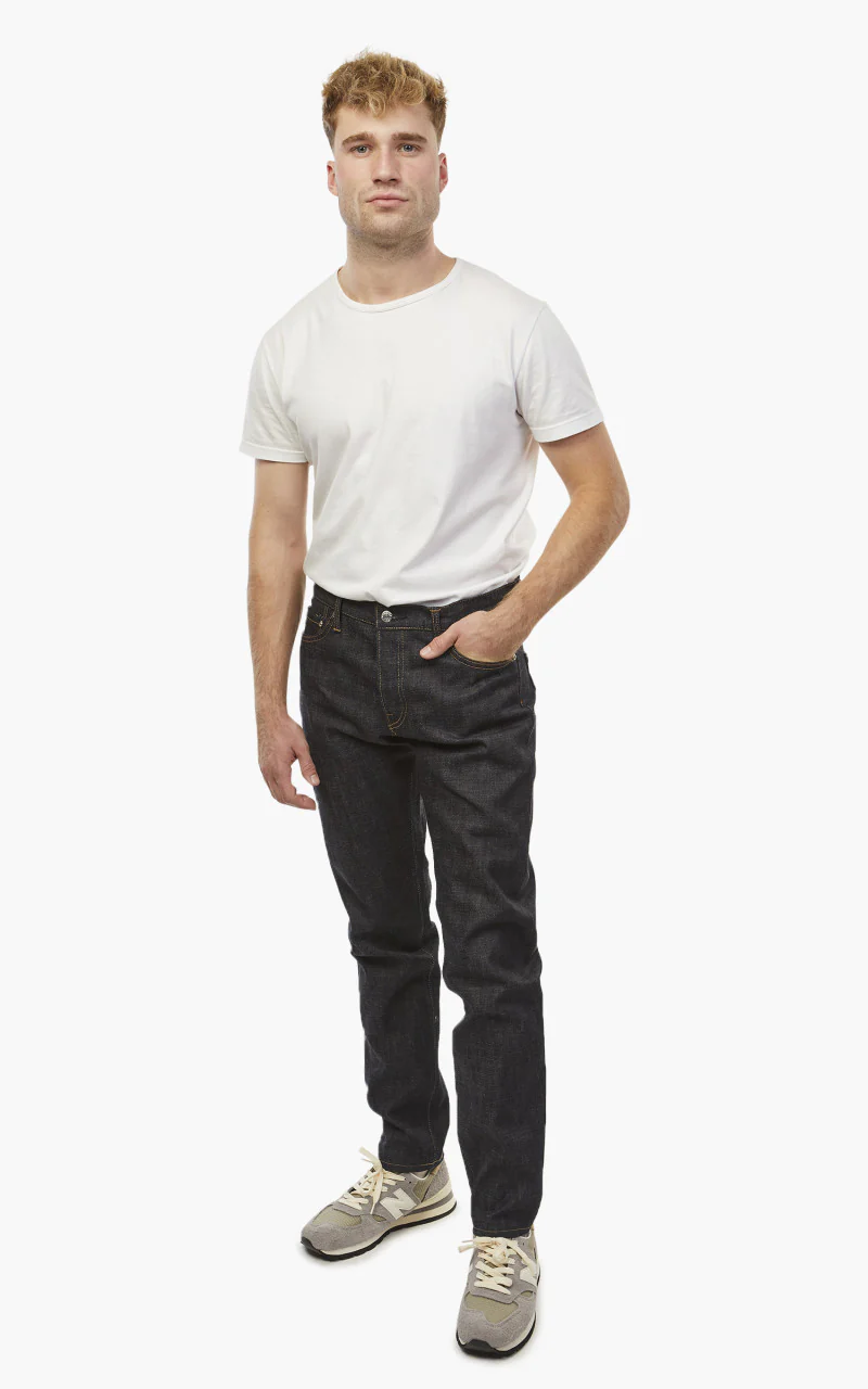 Edwin Regular Tapered "Made in Japan" Nihon Menpu Dark Pure Indigo Rainbow Selvage - Image 3