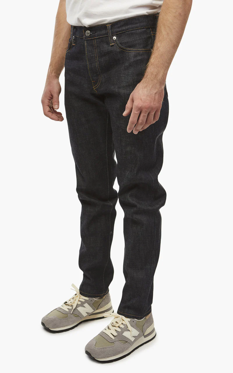Edwin Regular Tapered "Made in Japan" Nihon Menpu Dark Pure Indigo Rainbow Selvage - Image 4