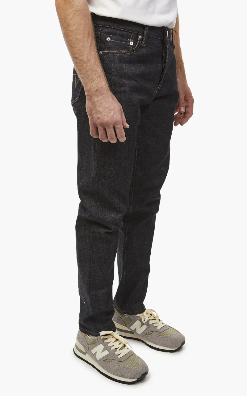 Edwin Regular Tapered "Made in Japan" Nihon Menpu Dark Pure Indigo Rainbow Selvage - Image 5