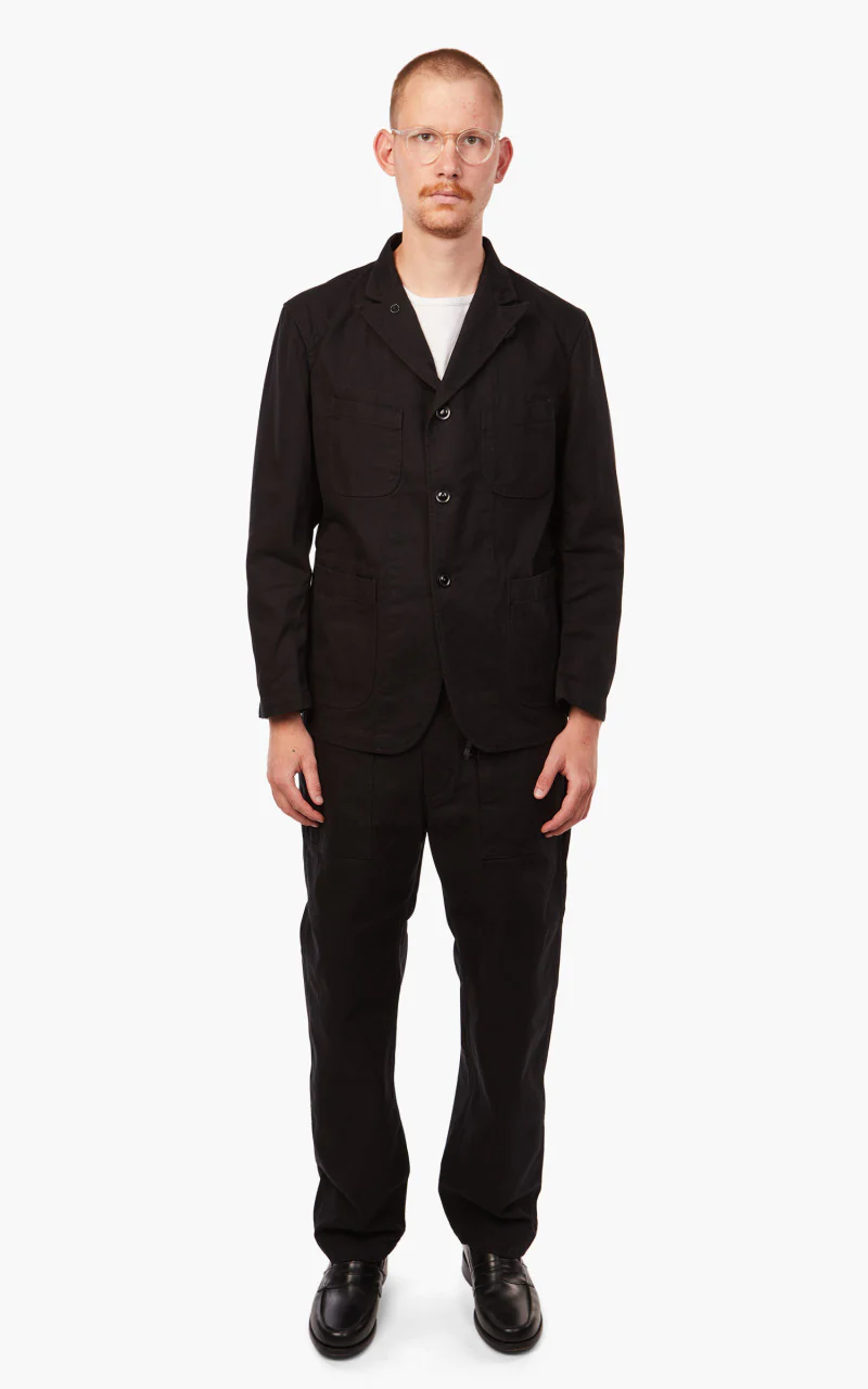 Engineered Garments Bedford Jacket Cotton Heavy Twill Black - Image 2