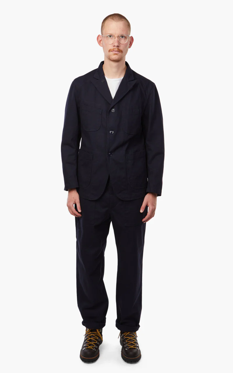 Engineered Garments Bedford Jacket Cotton Heavy Twill Dark Navy - Image 2