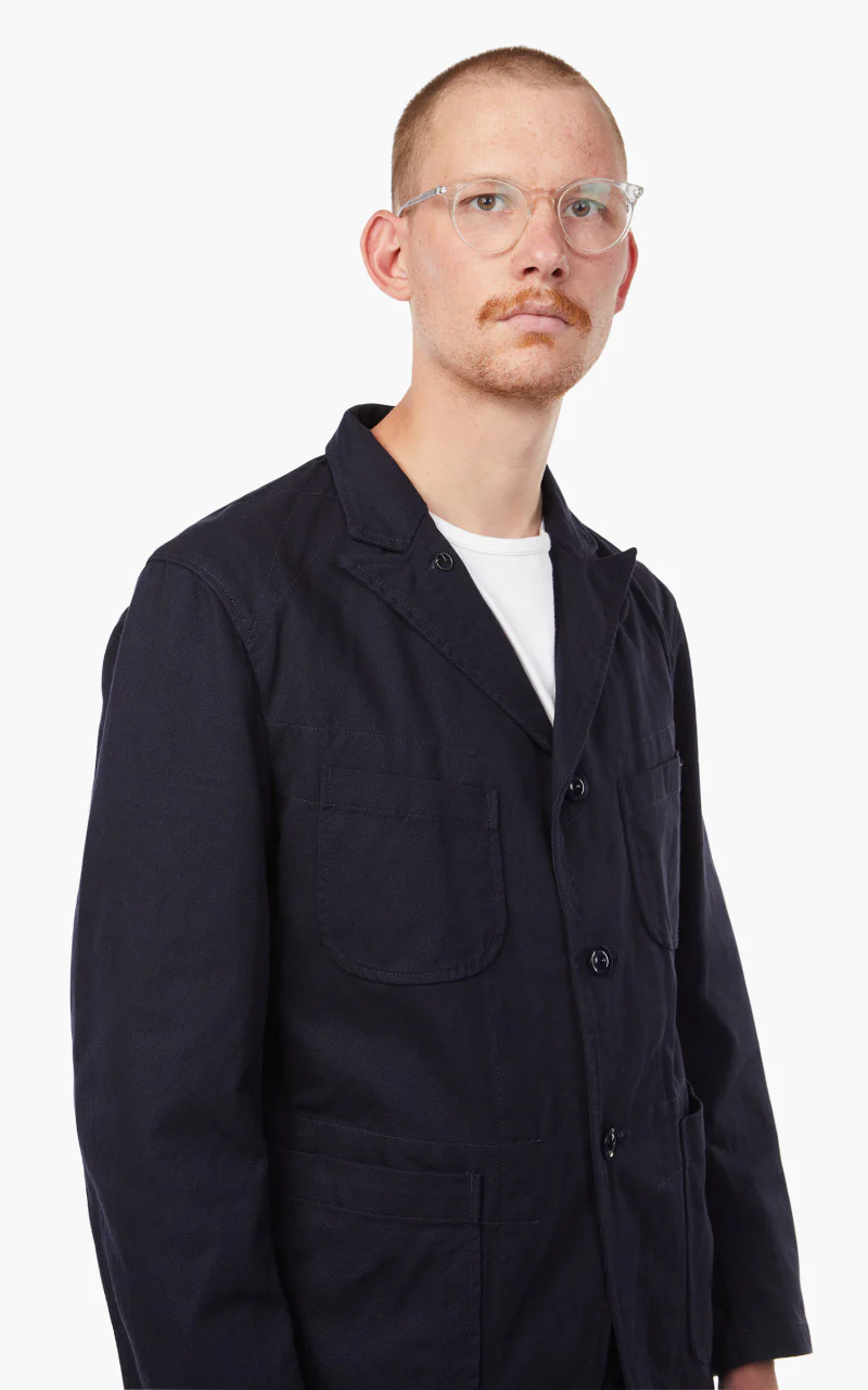 Engineered Garments Bedford Jacket Cotton Heavy Twill Dark Navy - Image 6