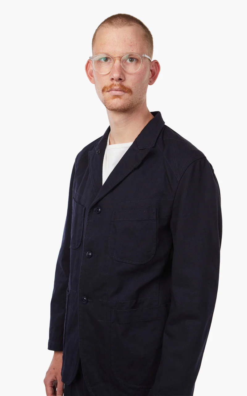 Engineered Garments Bedford Jacket Cotton Heavy Twill Dark Navy - Image 7