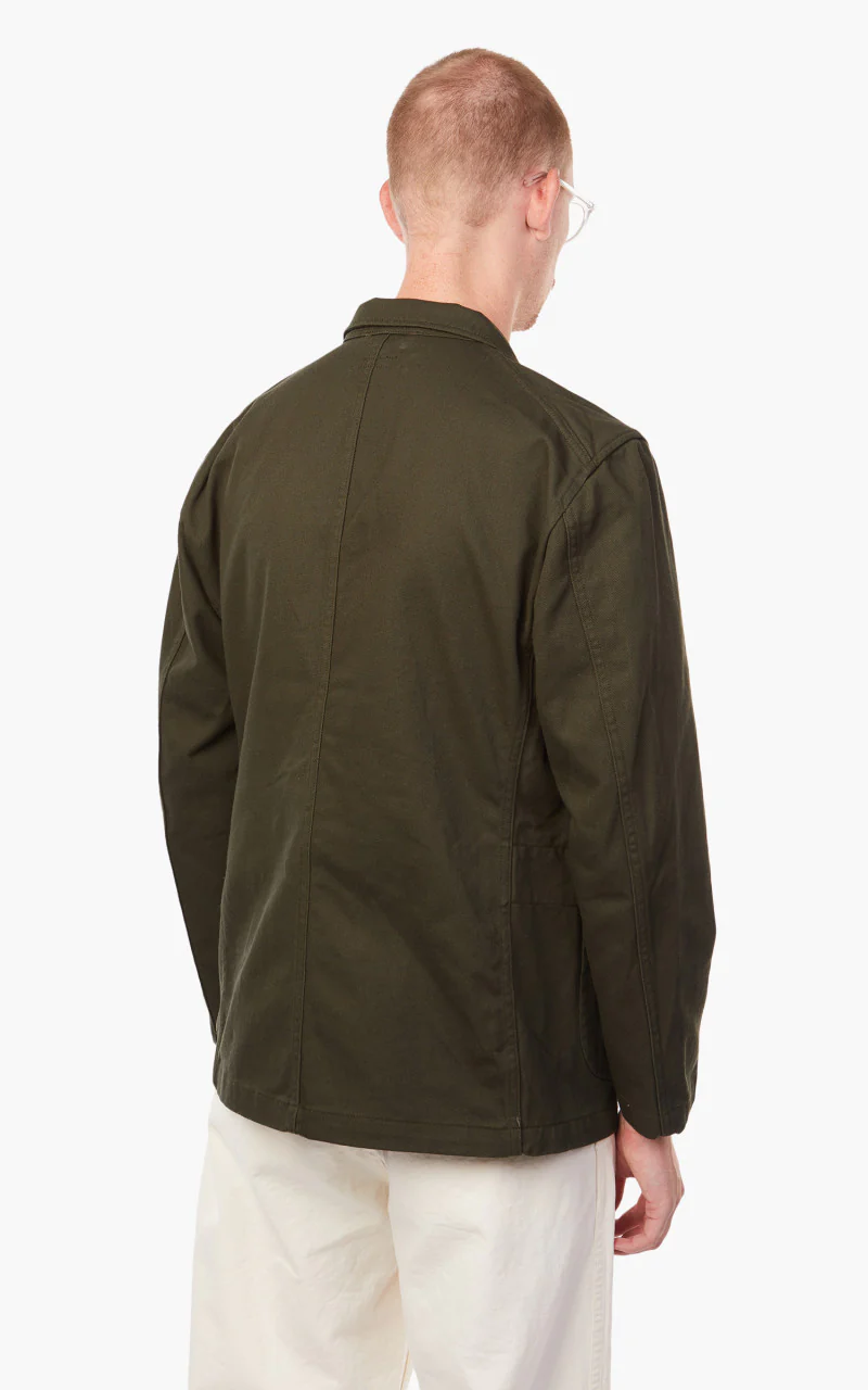 Engineered Garments Bedford Jacket Cotton Heavy Twill Olive - Image 5