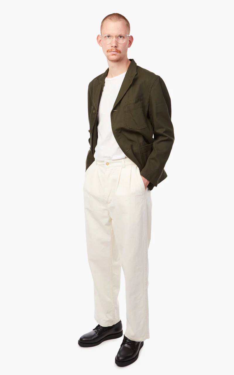 Engineered Garments Bedford Jacket Cotton Heavy Twill Olive - Image 8