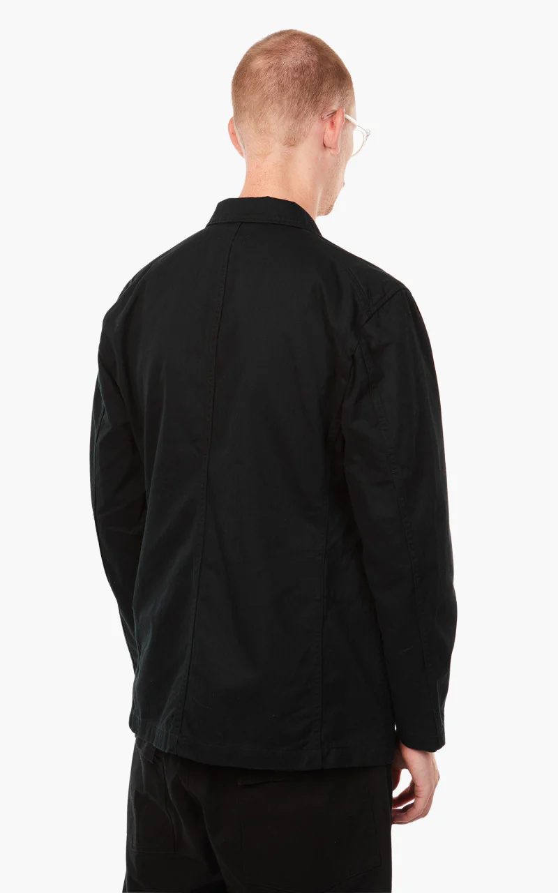 Engineered Garments Bedford Jacket Cotton Herringbone Twill Black - Image 6