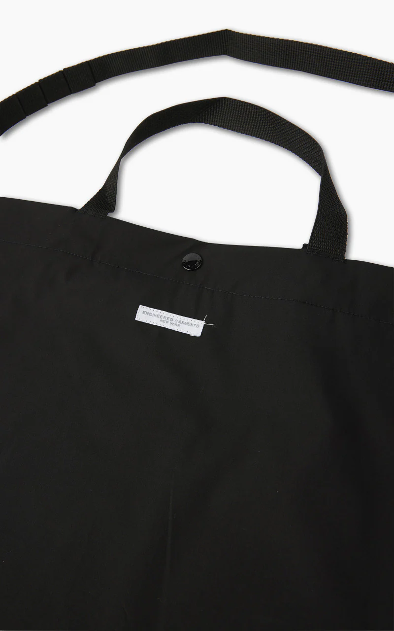 Engineered Garments Carry All Tote Cotton Duracloth Poplin Black - Image 3