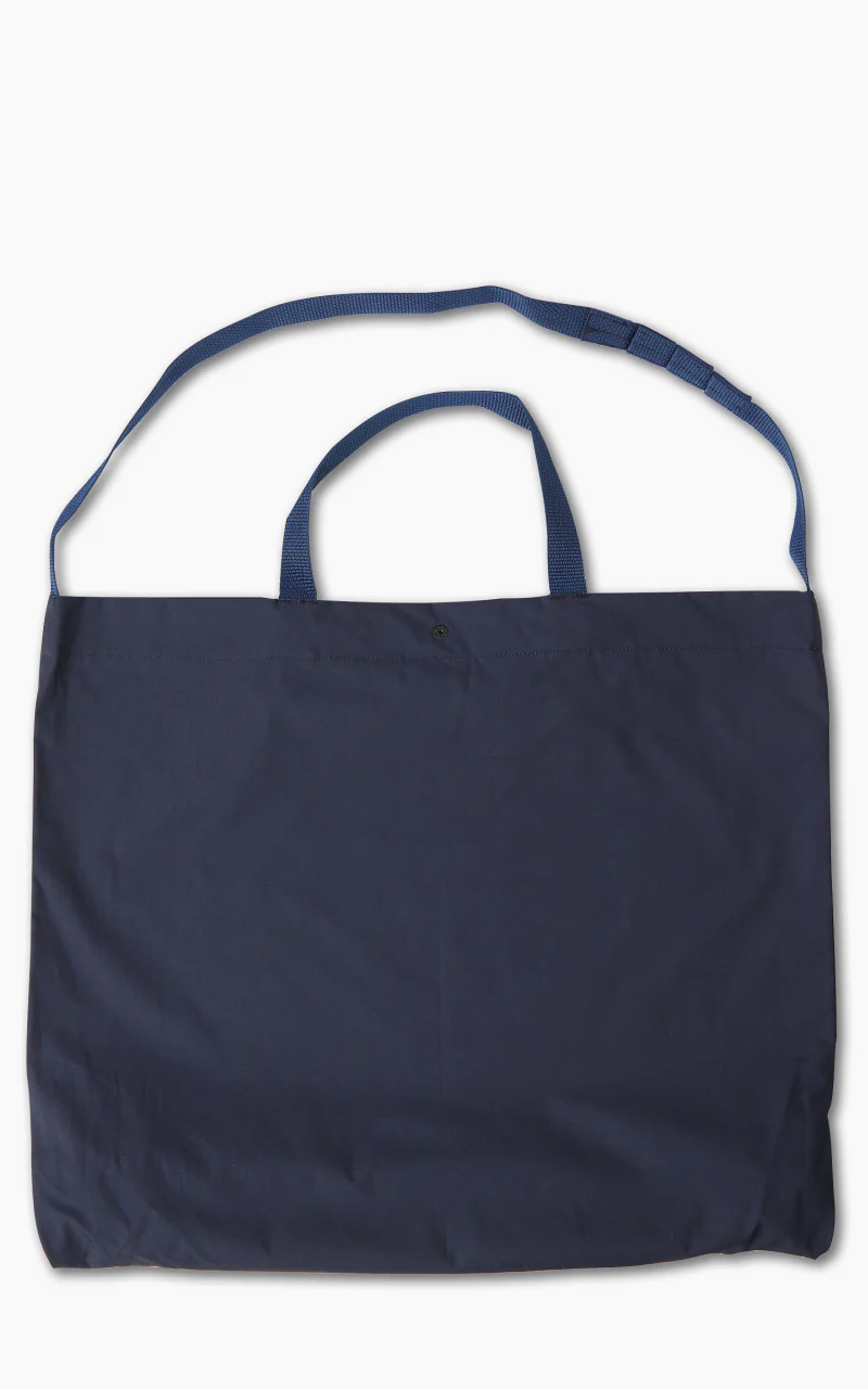 Engineered Garments Carry All Tote Cotton Duracloth Poplin Navy - Image 2
