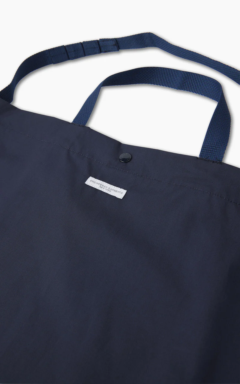 Engineered Garments Carry All Tote Cotton Duracloth Poplin Navy - Image 3