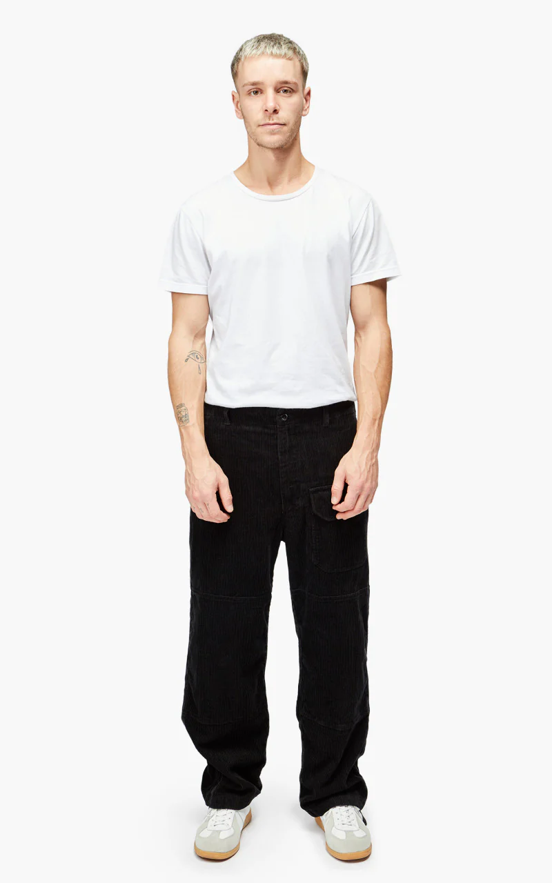 Engineered Garments Deck Pant 8 Wale Corduroy Black - Image 2