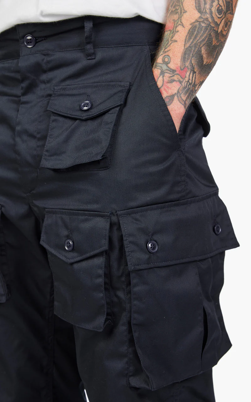 Engineered Garments FA Pant Feather PC Twill Dark Navy - Image 5