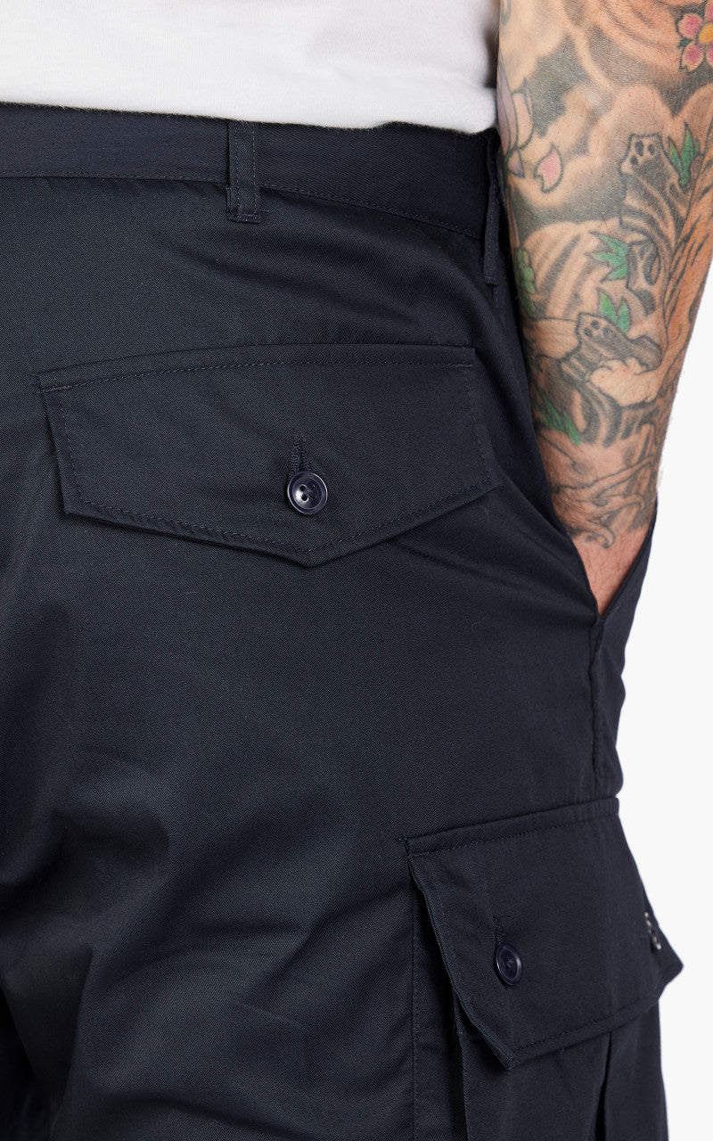 Engineered Garments FA Pant Feather PC Twill Dark Navy - Image 8