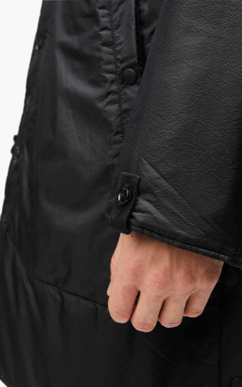 Engineered Garments Liner Jacket Nylon Micro Ripstop Black - Image 10