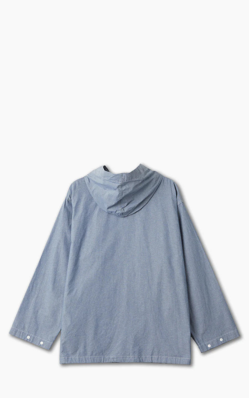 Engineered Garments LT Parka Cotton Chambray Light Blue - Image 3
