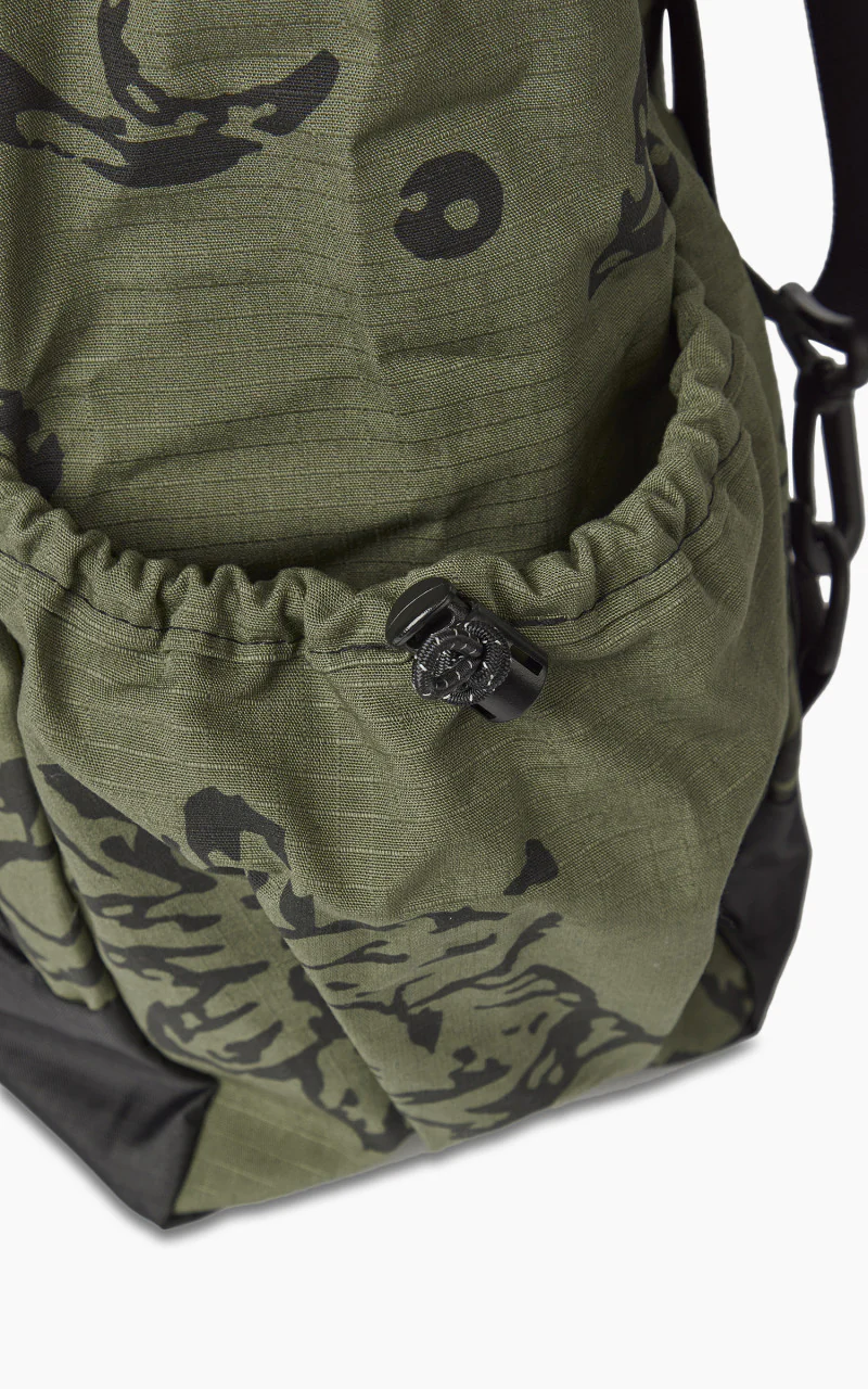 Engineered Garments UL 3 Way Bag Ripstop Olive Floral Print - Image 3