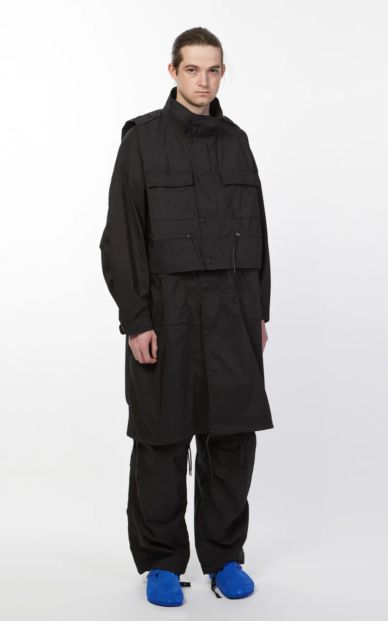 F/CE. Layered M-65 Field Coat Black - Image 4