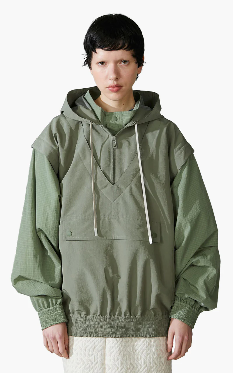 F/CE. Layered Windbreaker Sage Green - Image 3