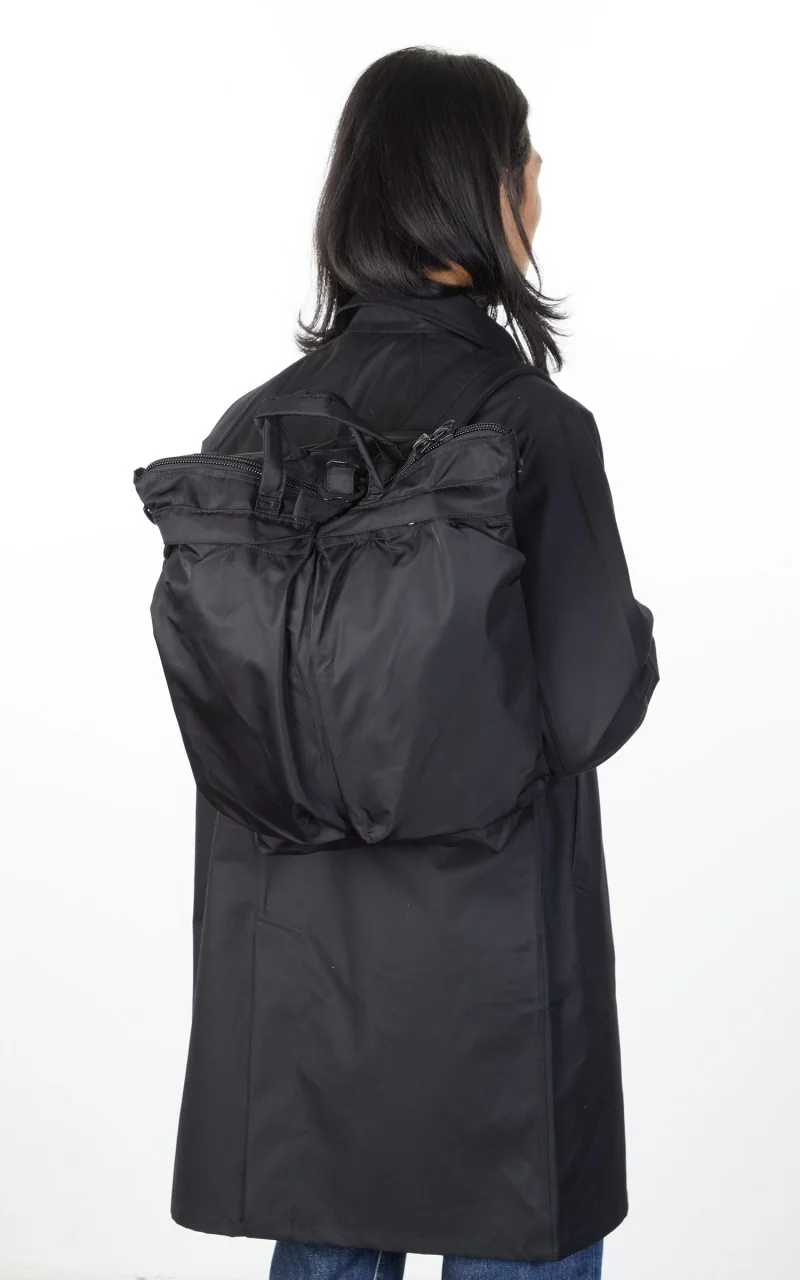 F/CE. Recycle Twill Helmet Bag Black - Image 14