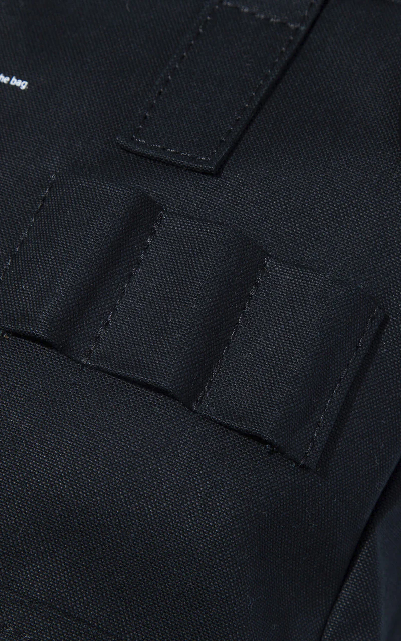 F/CE. W.R. Canvas Pocket Tote Bag Black - Image 10